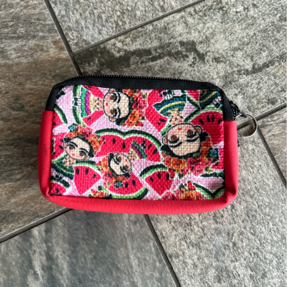 Frida Kahlo Patterned Pouch
